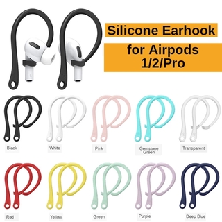 2Pcs Mini Anti-Caída Bluetooth Auriculares Ganchos Para Air-pods 1 2 AirPod/Silicona Accesorios