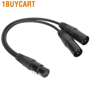 1buycart JORINDO JD6069 XLR hembra a doble macho Cable divisor de Audio micrófono M
