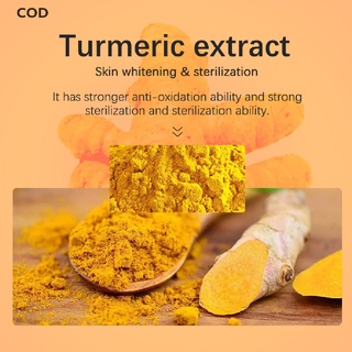 [cod] jabón de cúrcuma herbal natural exfoliante limpieza nutritivo control de aceite blanqueamiento caliente