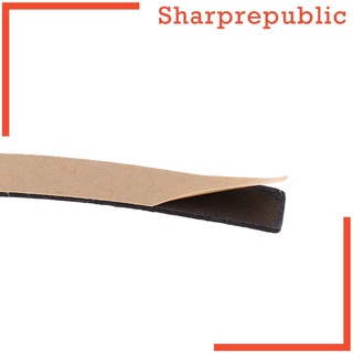 [SHARPREPUBLIC] 10pcs cinta de borde de tenis de mesa Pong raqueta lateral esponja proteger negro (1)