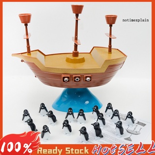 Ntp divertido pirata barco pingüino equilibrio juego de mesa de escritorio interactivo niños juguete (1)