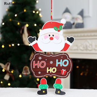 [Rut] Feliz navidad porche puerta bandera colgante adorno decoración de navidad para el hogar BR551