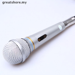 [Greatshore] micrófono dinámico profesional con cable de mano Karaoke estudio para cantar fiesta [MY] (1)