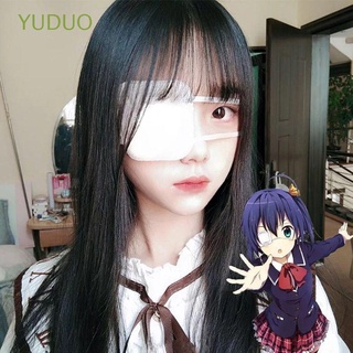 Yuduo hombres para mujeres Kaneki Ken Blinder Ayanami Rei blanco Tokyo Ghoul coreano Cosplay disfraz de Anime ojo parche/Multicolor