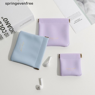 spef portátil mini bolsa de auriculares artículos de lápiz labial bolsa de almacenamiento de cuero pu pequeña bolsa gratis (6)