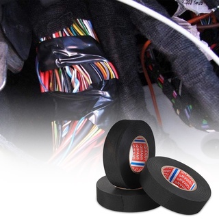 Cinta adhesiva para coche, cinta adhesiva de alta temperatura, cinta adhesiva negra resistente, tela, cinta de arnés de cableado de coche
