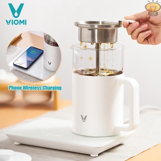 Youpin Viomi hervidor eléctrico de vapor cerveza tetera vaporizador de té temperatura constante 550ml teléfono carga inalámbrica 220V
