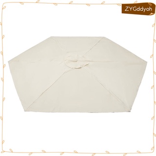 tela sombrilla cubierta de toldo jardín playa paraguas cubre uv30 lechoso blanco