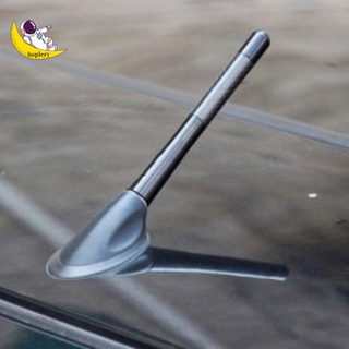 hoplery radio fibra de carbono am/fm corto stubby coche antena antena mástil marino antena universal tornillo aluminio bienvenido auto techo /multicolor