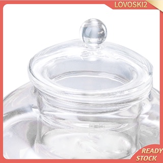 [LOVOSKI2] Tetera de vidrio Kung Fu té floración hoja suelta tetera con infusor 400 ml (5)