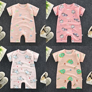 Cottton bebé niños ropa de verano bebé niñas ropa recién nacido bebé mameluco (1)