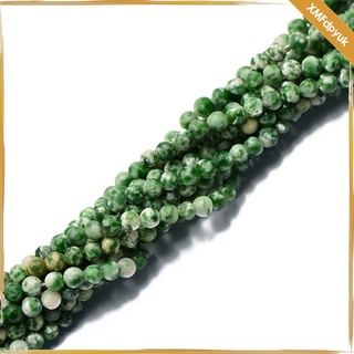 cuentas de piedras preciosas de 4 mm, color verde natural, jade, redondas, 15\\\" para hacer joyas