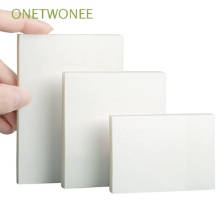 ONETWONEE-3 Pegatinas Autoadhesivas , Impermeables , Papel De Notas , Adhesivas Material Para Mascotas , 50 Hojas Por Libro , Transparente
