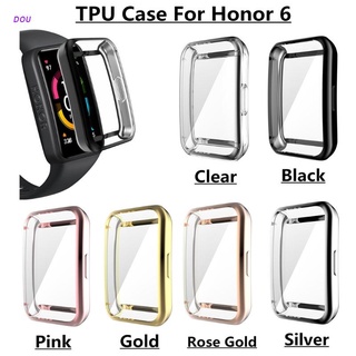 Dou full Edge Smartwatch Soft Protective Film full Cover Protection -Huawei Honor Band 6 Watch Protector de pantalla caso