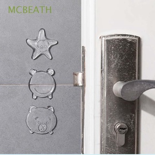 MCBEATH Waterable Door Stoppers Mute Rubber Pad Door Knob Pad Shock Absorber Transparent PU Safety Door Handle Bumpers Self Adhesive Antiskid Pad
