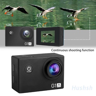 Hush G1 cámara Ultra Alta definición acción 16mp 4k impermeable De 170 grados Wide Angle Wifi Cam accesorios De montaje deportes
