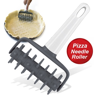 【BK】Plastic Bread Needle Pizza Roller Cookies Biscuit Dough Puncher Kitchen Tool