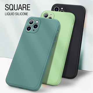 Phone Case iPhone 13 Mini 12 Pro Max Liquid Soft Silicone Shockproof Back Cover