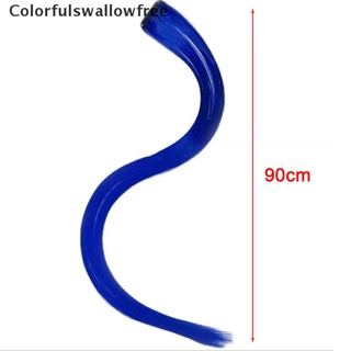 colorfulswallowfree 24 pulgadas solo clip en una pieza extensiones de pelo sintético largo recto belle