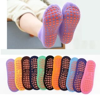 disponible en inventario calcetines de tobillo elásticos transpirables antideslizantes para niños/niñas/niños/color sólido