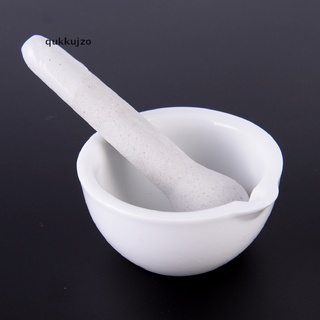 [qukk] cuencos de mezcla de porcelana y mortero de 6 ml juego pulido - blanco 458co