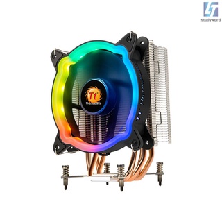 Thermaltake RGB CPU enfriador de aire 120 mm PWM ventilador 4 contacto directo Heatpipes hebilla instalación para Intel 115X estática Color RGB