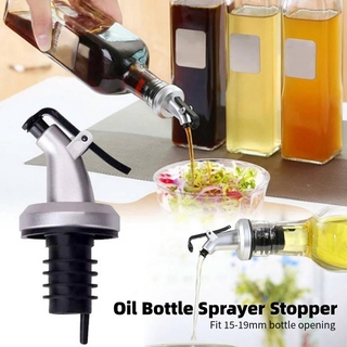 botella de aceite tapón de bloqueo sello a prueba de fugas vertedero boquilla dispensador de aceites para aceite de oliva vinagre salsa de soja licor herramienta de cocina