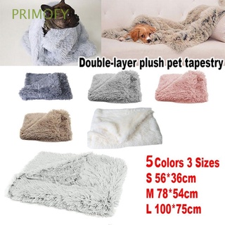 PRIMOFY Comfortable Sleeping Dog Cushion Mat Puppy Pet Kennel Pet Blanket Plush Cat Warm Soft Pet Supplies/Multicolor