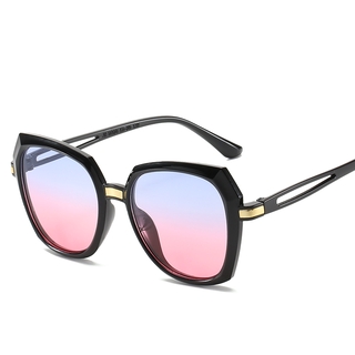 Moda Trend Box señoras protección UV cuadrado gafas de sol europea y americana tendencia coreana gafas de sol hombres mujeres personalidad todo partido gafas de sol (9)