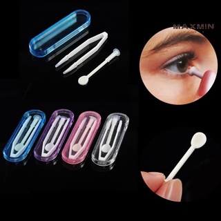 maxmin 2sets lente de contacto accesorio pinzas de seguridad insert removedor de cuidado de ojos kit de enfermería (1)