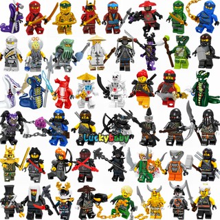 Ninjago Minifigures Zane Jay Kai Lloyd Compatible Lego Ninja Movie Bloques Juguetes Regalos (1)