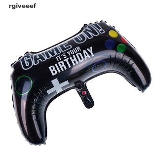 rgiveeef 64*40cm gamepad forma de papel de aluminio globos fiesta de cumpleaños globos decoración juguetes de niños co