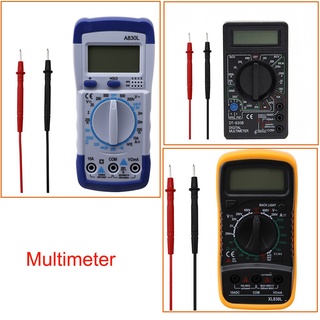 LCD Digital Multimeter AC DC Digital Mini Electrical Transistor Peak Capacitance Probe For Voltmeter Ammeter Ohm Tester Meter
