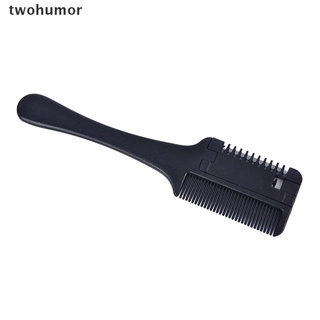 [twohumor] peine de afeitar de doble cara, corte de pelo, recortador de pelo con cuchillas [twohumor]