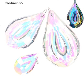 Ifashion65 1X Colorful Chandelier Glass Crystals Lamp Prisms Parts Hanging Drops Pendants CO