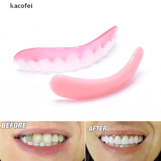 [kacofei] perfecta sonrisa superior chapa en stock blanqueamiento cuidado dental dientes postizos dentadura