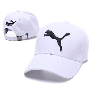 puma moda gorra de béisbol hombres y mujeres curva aleros ajustable pareja hip hop sombrero ajustable tamaño ajustable
