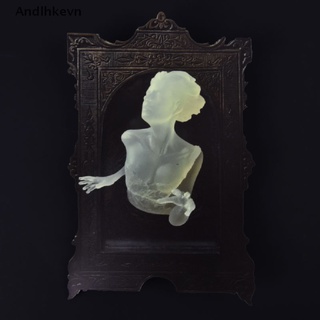 [andl] fantasma en el espejo resina de halloween luminosa fuera del espejo espeluznante pegatina c615