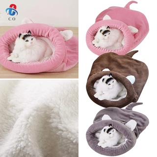 XYP suave cálido dormir perro cama mascotas invierno lana gato saco de dormir cama para cachorros pequeños perros mascotas gato estera cama perrera casa (1)