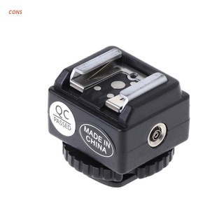 Cons C-N2 Hot Shoe convertidor adaptador PC Sync Port Kit para Nikon Flash a Canon cámara