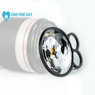 Caleidoscopio de 77 mm Prism cámara filtro de vidrio accesorios variables SLR número de temas H7M4