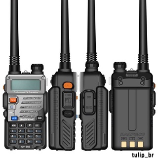 Mini Walkie-Talkie VHF/Transceptor de radio de doble banda/UHF de largo Alcance UV-5R PLUS tulipán.br