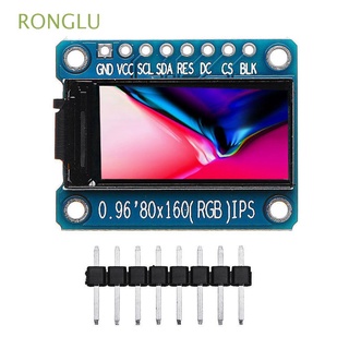 Ronglu 3.3V Spi interfaz para Arduino Diy pantalla LCD de 8 pines de 0.96 pulgadas a todo Color Tft módulo IC pantalla LCD/Multicolor