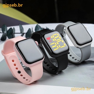 Pulsera de silicona unisex a la moda reloj de pulsera LED digital deportivo relojes electrónicos estilo simple reloj para parejas
