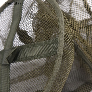 Shungfaa red de pesca portátil redonda plegable peces camarones malla jaula fundición red trampa de pesca MY