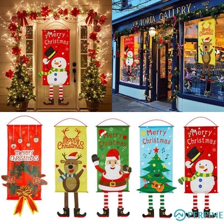 feliz navidad porche puerta bandera colgante adorno de navidad decoración para el hogar navidad navidad 2020 feliz año nuevo 2021 cl
