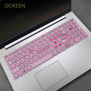 Doreen S340-15api teclado cubre S340-15WL portátil Protector de teclado pegatinas de alta calidad Protector de piel de silicona Materail Super suave pulgadas para Lenovo Ideapad portátil portátil/Multicolor