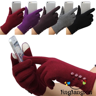 A- -guantes cálidos de invierno a la moda para mujer/guantes deportivos con pantalla táctil/guantes de esquí