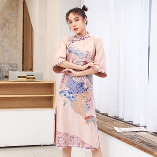 Más el tamaño CNY Cheongsam vestido qipao hanfu Tang traje Retro chino