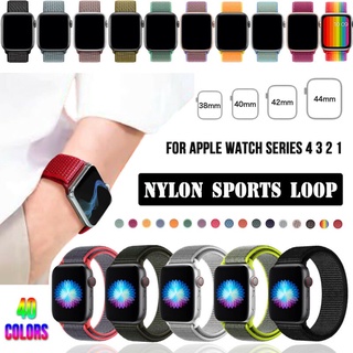 Apple Watch Series 4 3 2 1 Nylon deportes Loop iWatch correa 38mm/42mm 40MM/44MM Warch Band